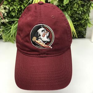 Florida State Seminoles Hat Cap Strap Back One Size Red NCAA Football Legacy